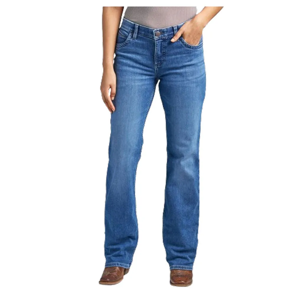 112344934 Wrangler Women's The Ultimate Riding Jean Q-baby  Mid Rise Bootcut - Maddie