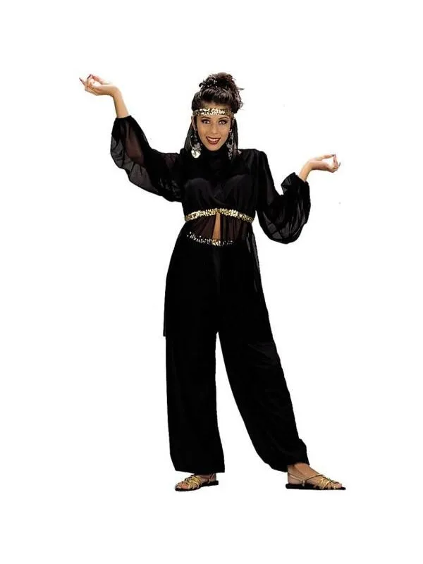 Adult Black Harem Dancer Costume