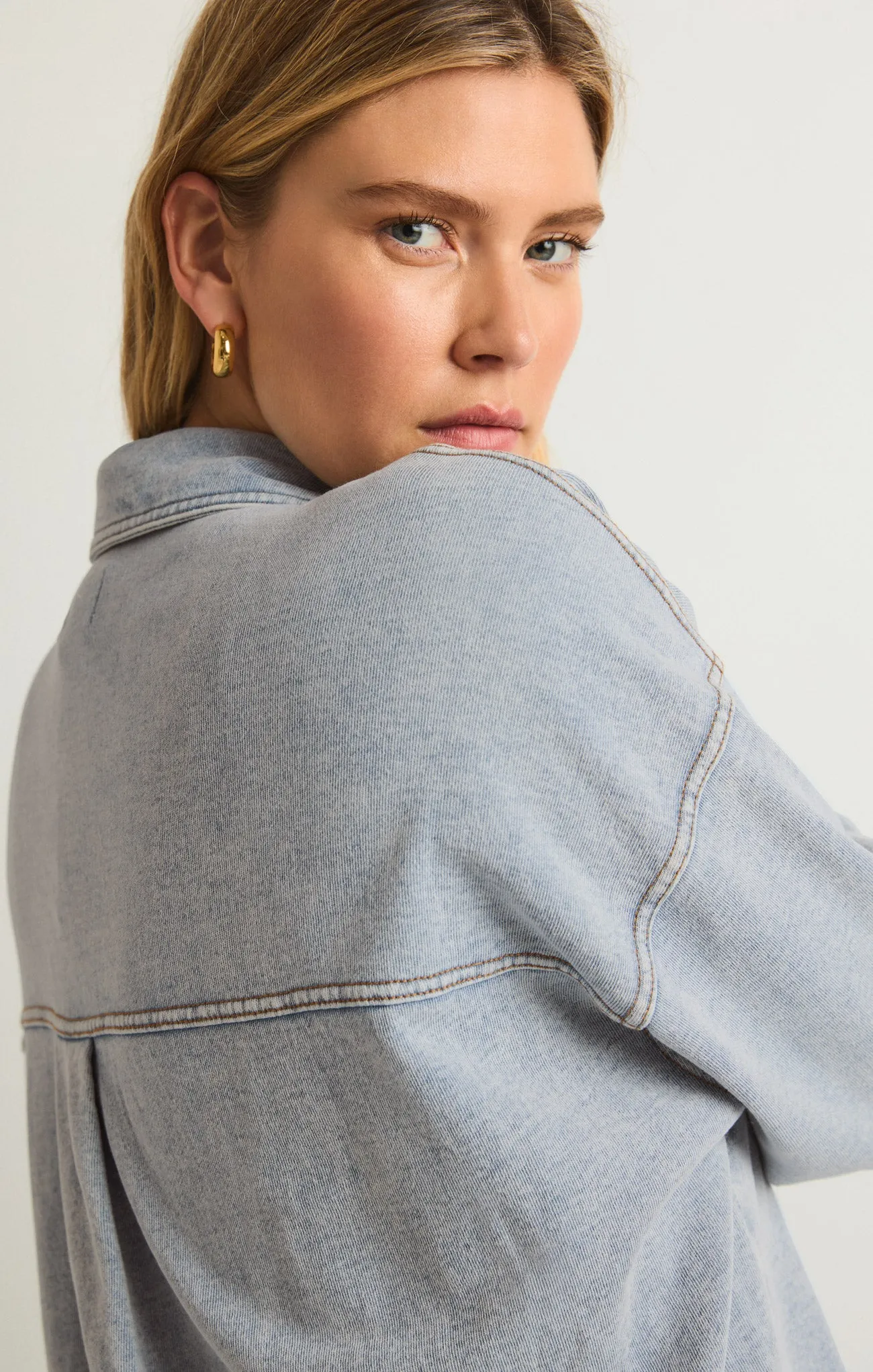 All Day Knit Denim Jacket