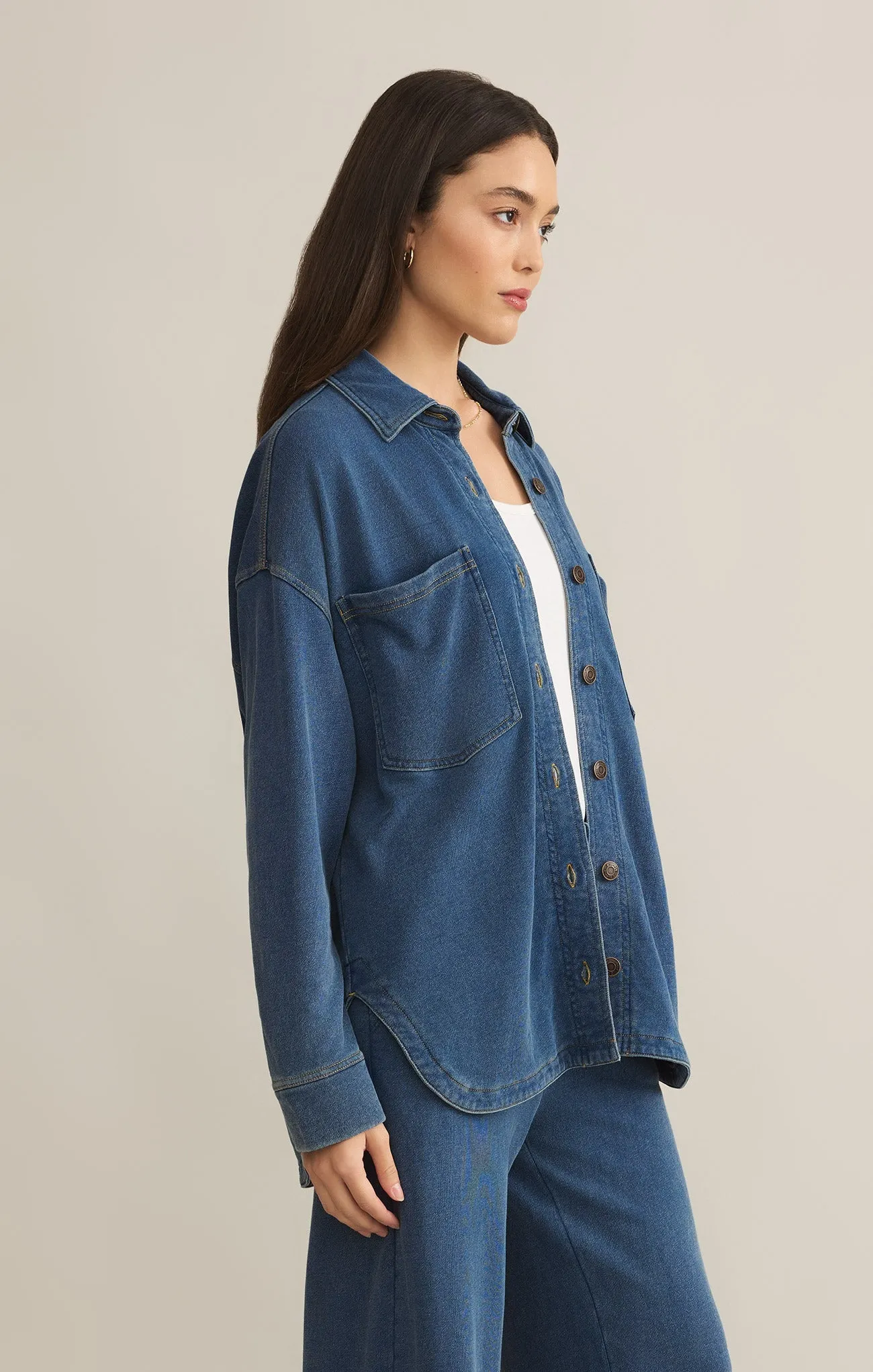 All Day Knit Denim Jacket