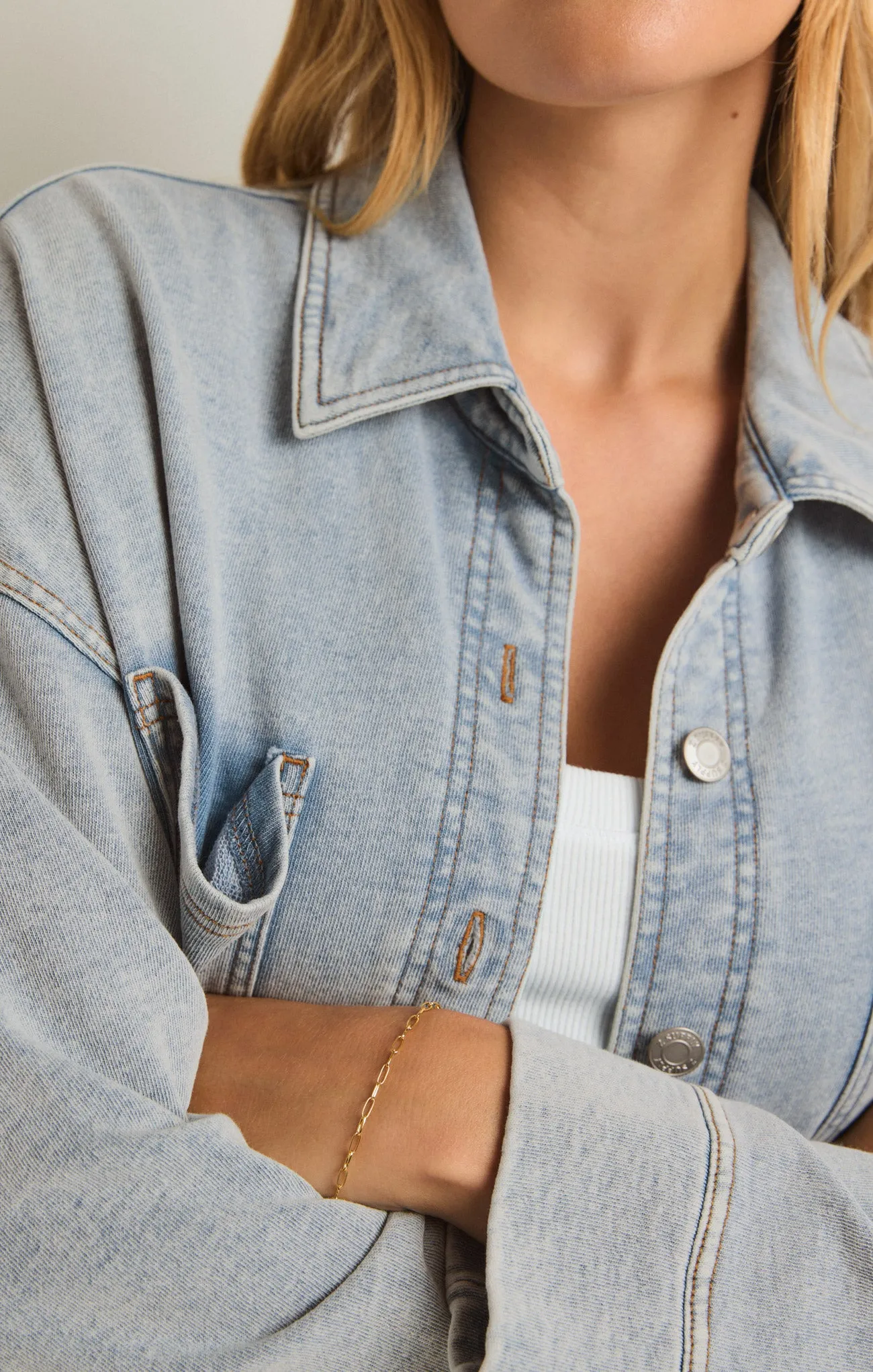 All Day Knit Denim Jacket