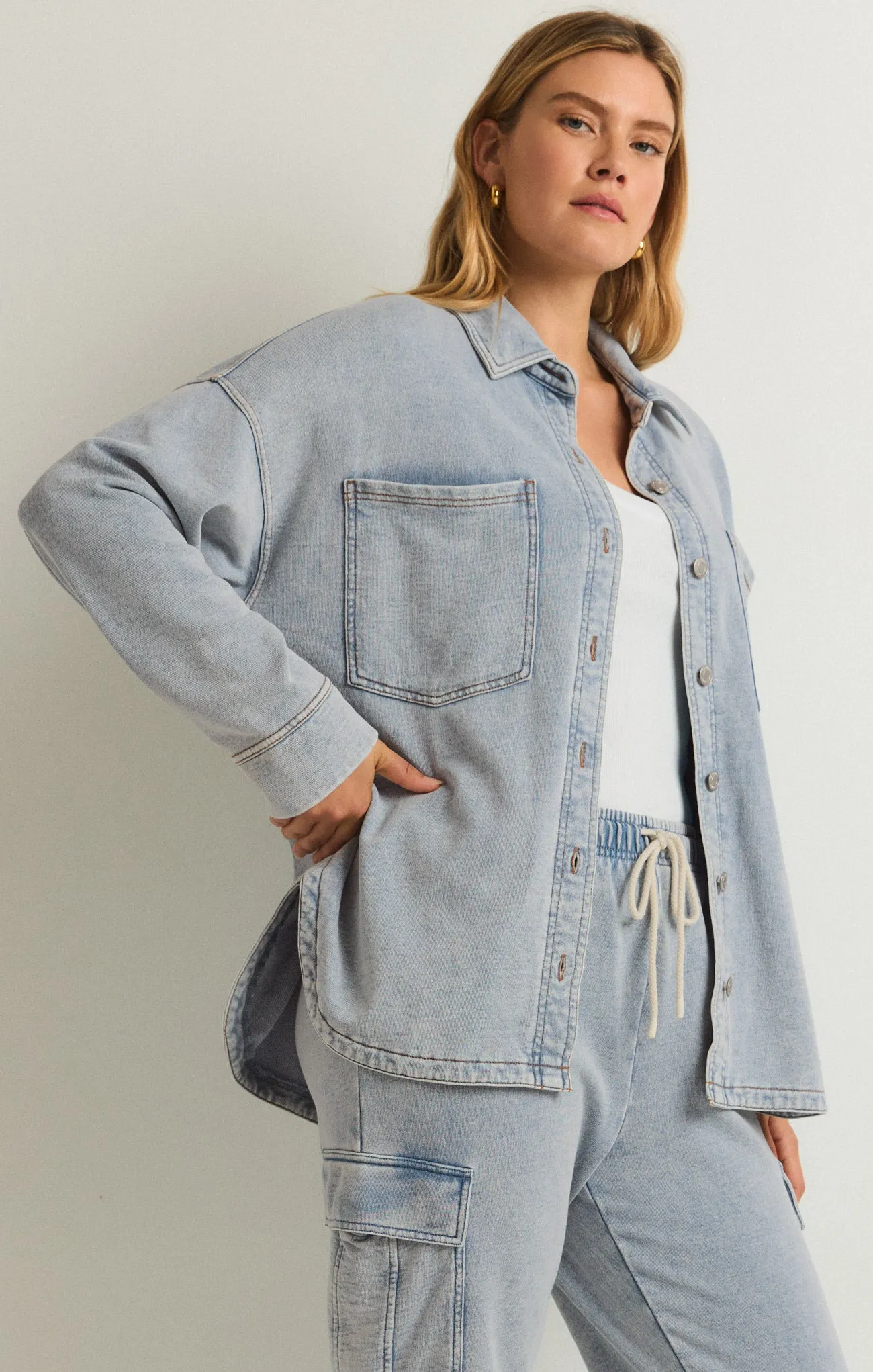 All Day Knit Denim Jacket