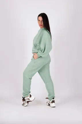 AMALIA MINT WIDE TRACKSUIT