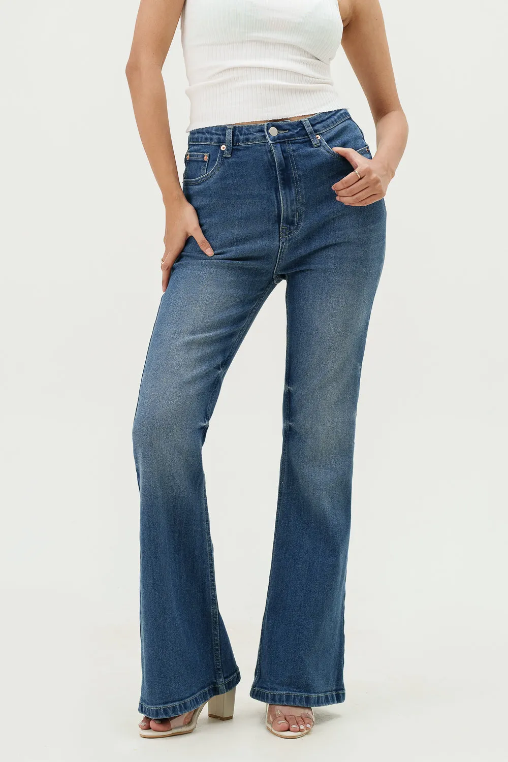 Azure Sky Bootcut Jeans