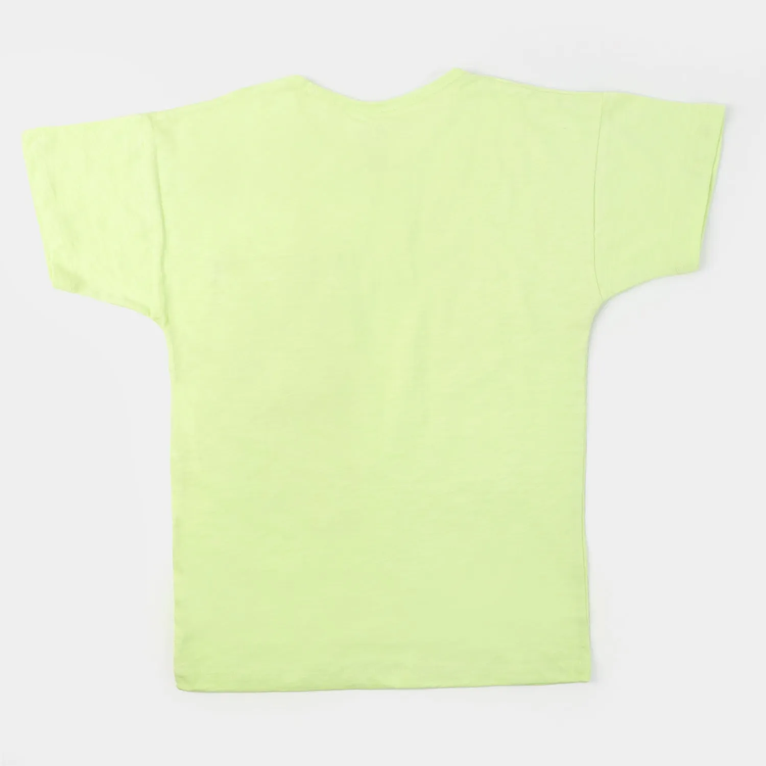 Boys Cotton T-Shirt Inspiration - Lime Green