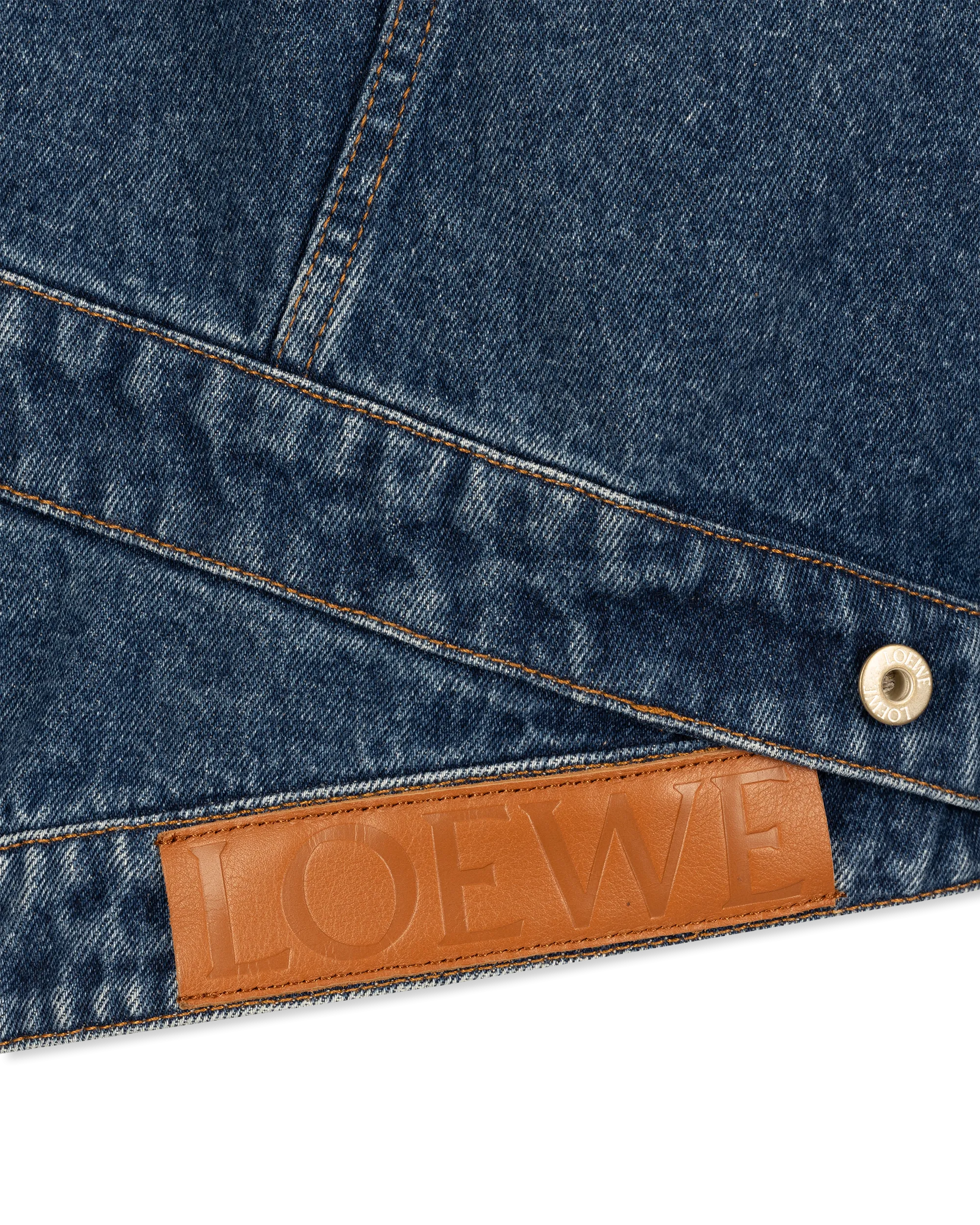 Cotton Trompe L'Oeil Denim Jacket