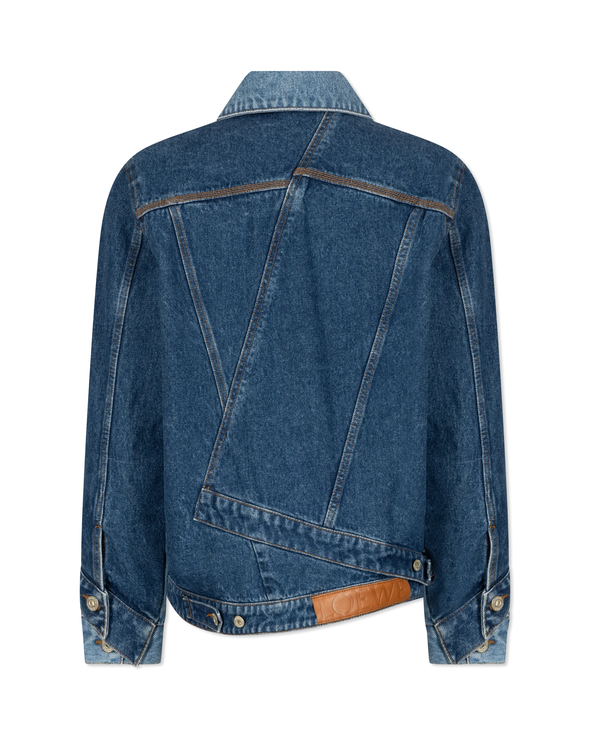 Cotton Trompe L'Oeil Denim Jacket