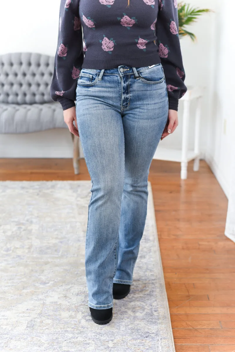 Dawn Mid-Rise Bootcut Judy Blue Jeans