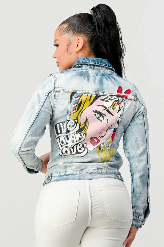 FACE GRAFFITI ACID JACKET