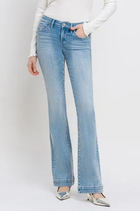 Gracelyn Mid Rise Bootcut Jean (Vervet)