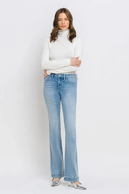 Gracelyn Mid Rise Bootcut Jean (Vervet)