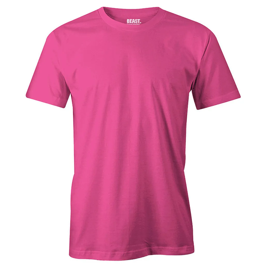 Hot Pink Crew Neck T-Shirt