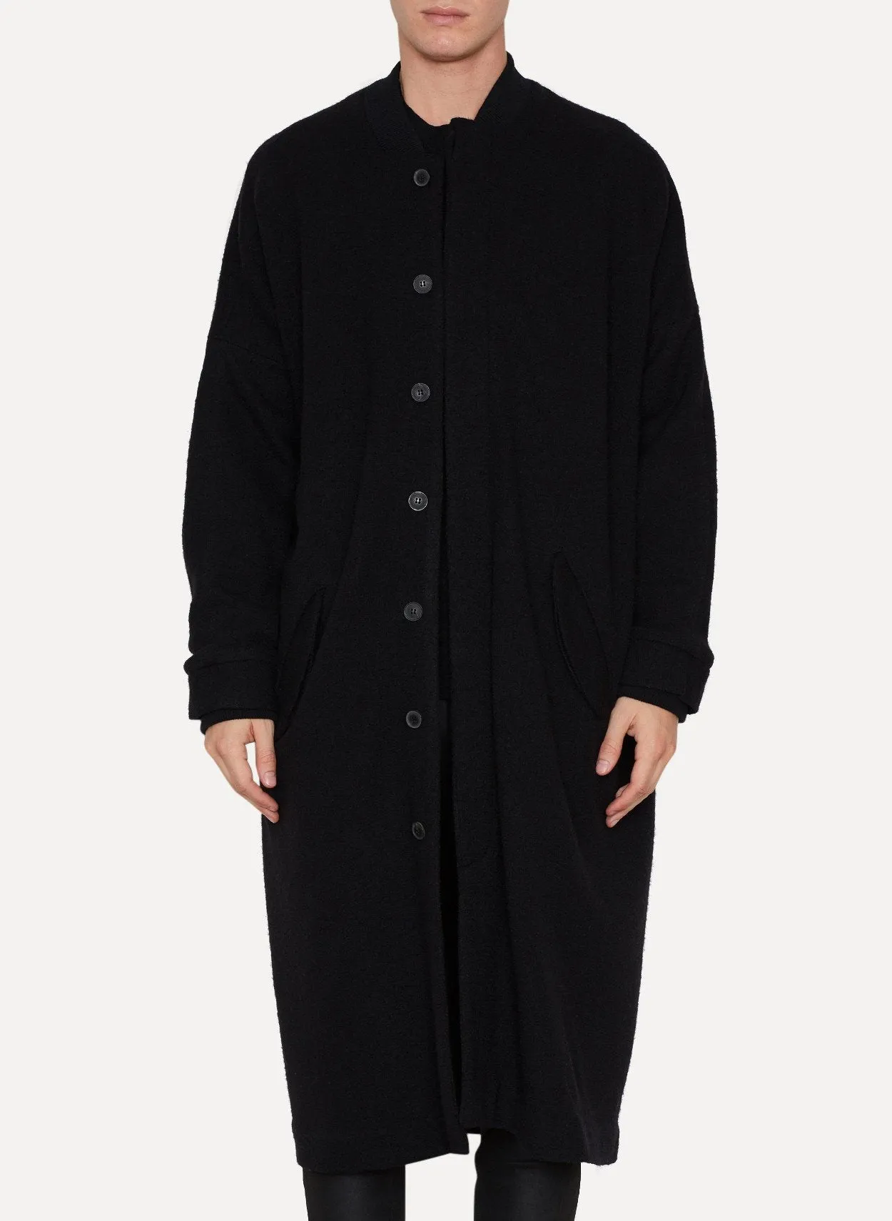 Ink Boiled Sweat Oversized Coat