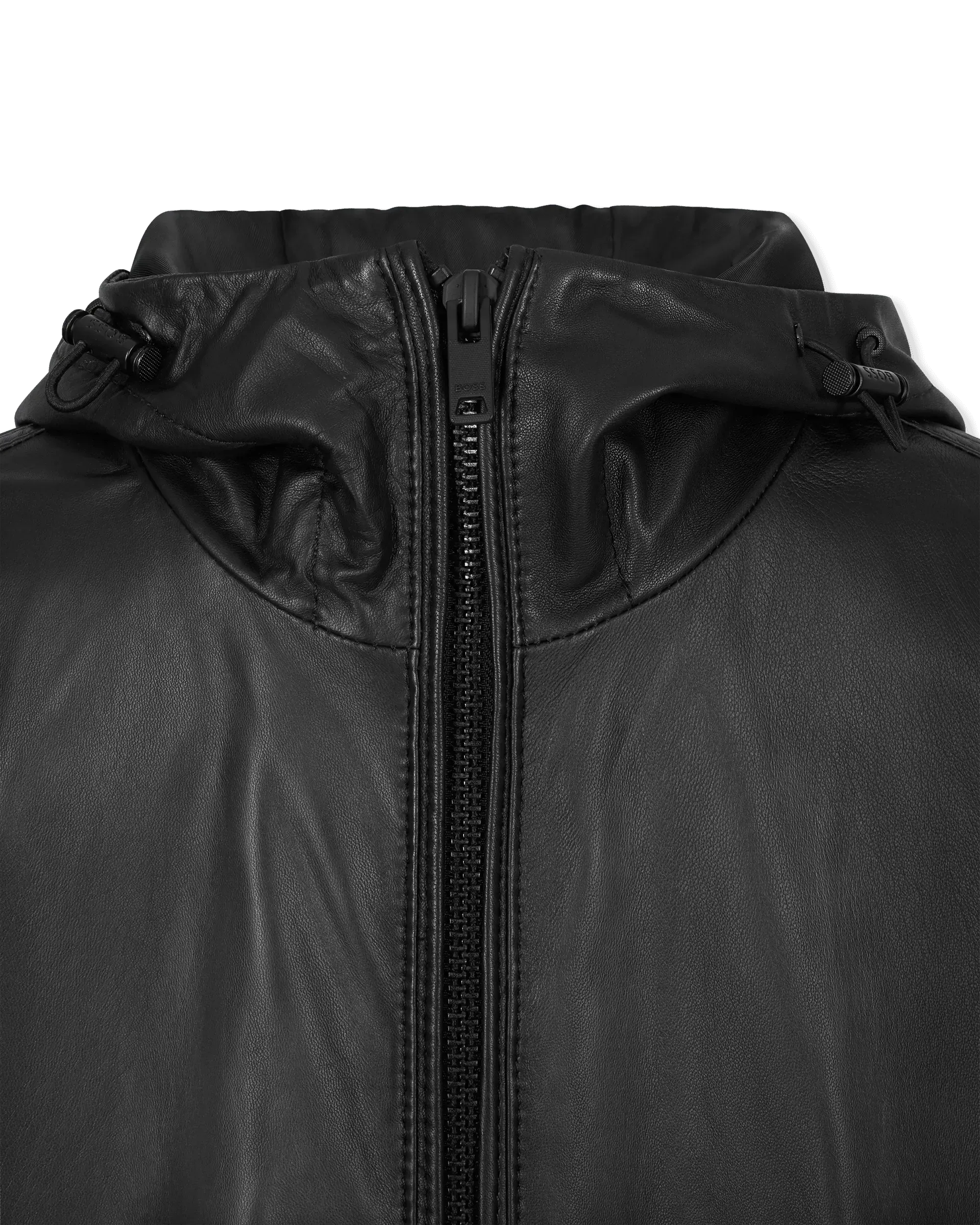 Jocamo Hoodie Leather Jacket