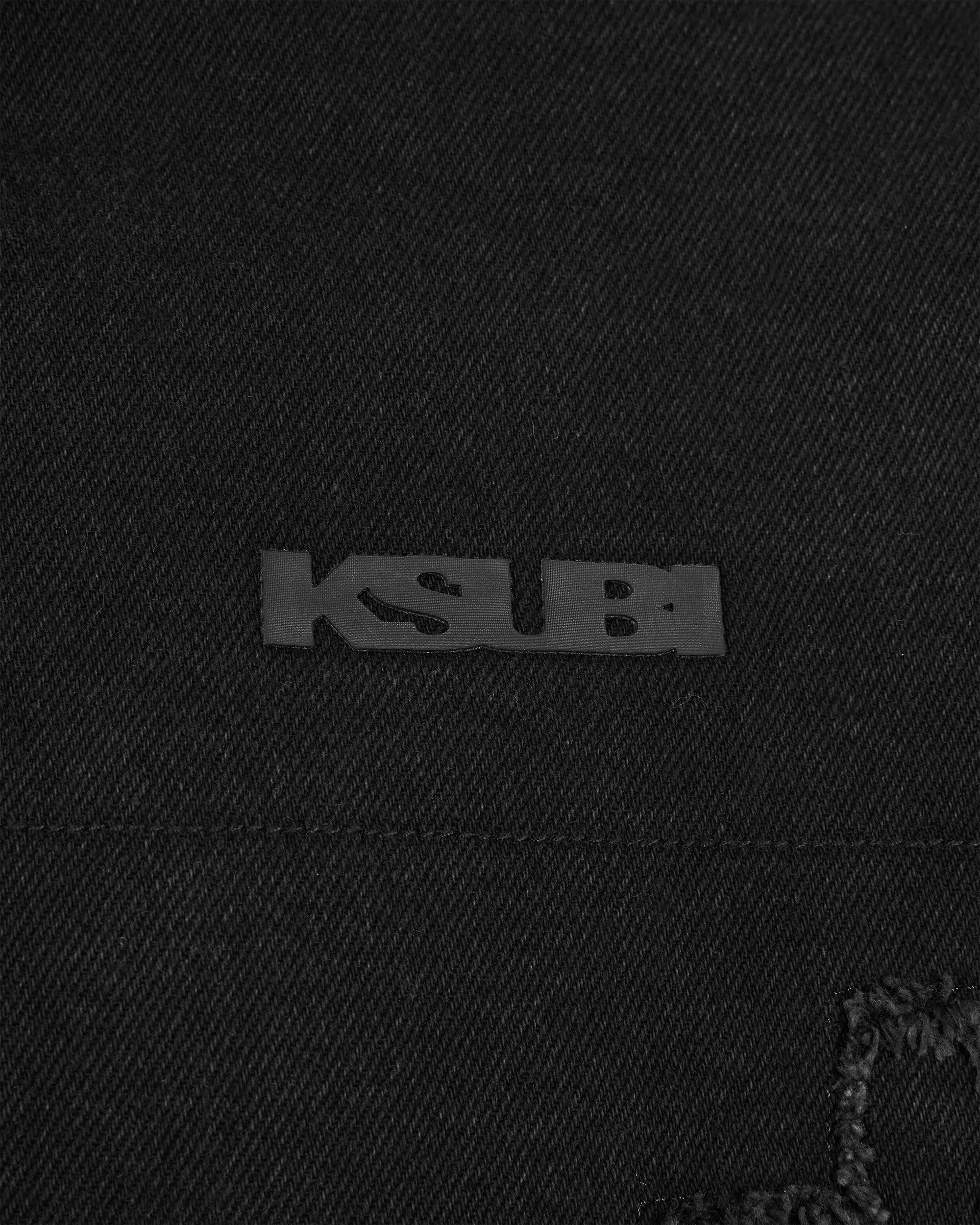 Ksubi Jeans Reversible Denim & Fleece Kraftwerk Puffer Jacket