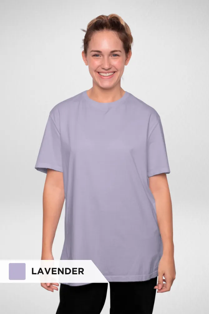 Lavender and Mint Oversized T-Shirts Combo for Women