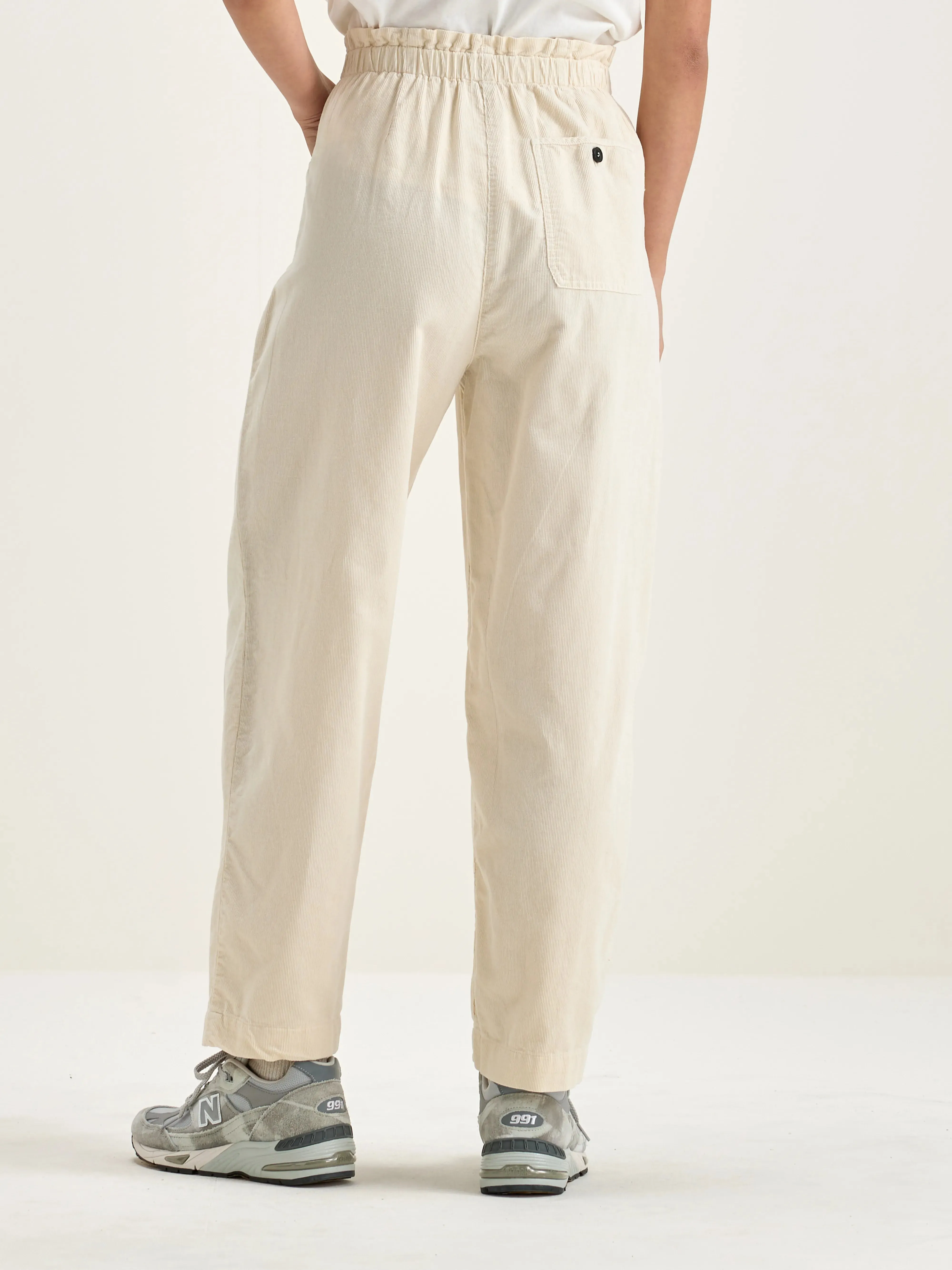 Lilo paperbag trousers (242 / W / CREAM)