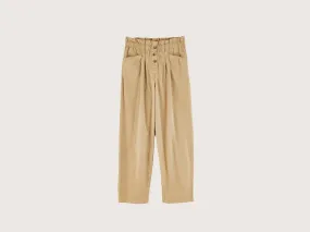 Lilow paperbag trousers (241 / W / CLAY)