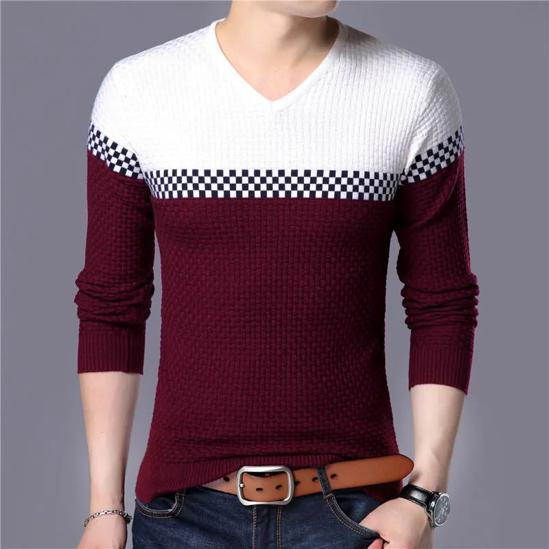 Men's Autumn/Winter Casual Warm V-Neck Sweater