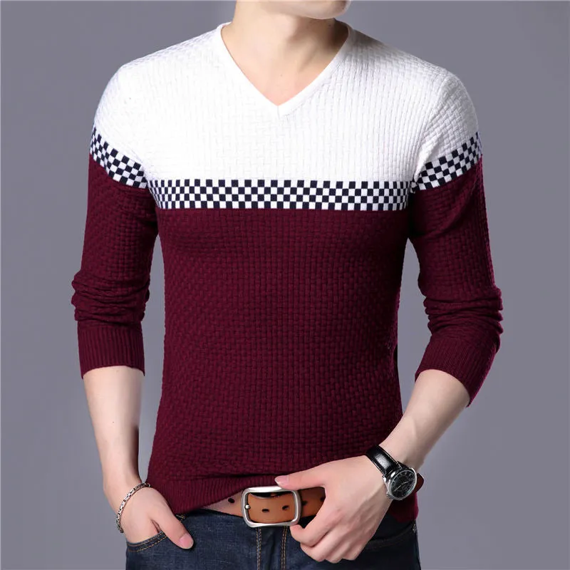 Men's Autumn/Winter Casual Warm V-Neck Sweater