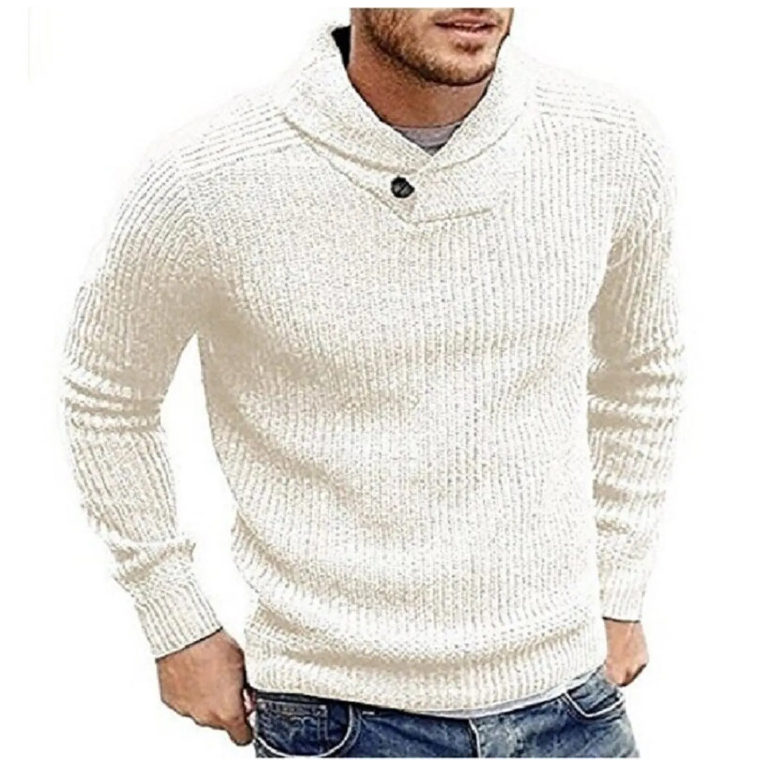 Men's Winter Casual Warm Knitted Sweater