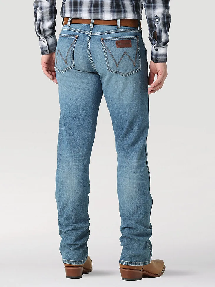 Men's Wrangler Retro Slim Fit Bootcut Jean in Tobacco