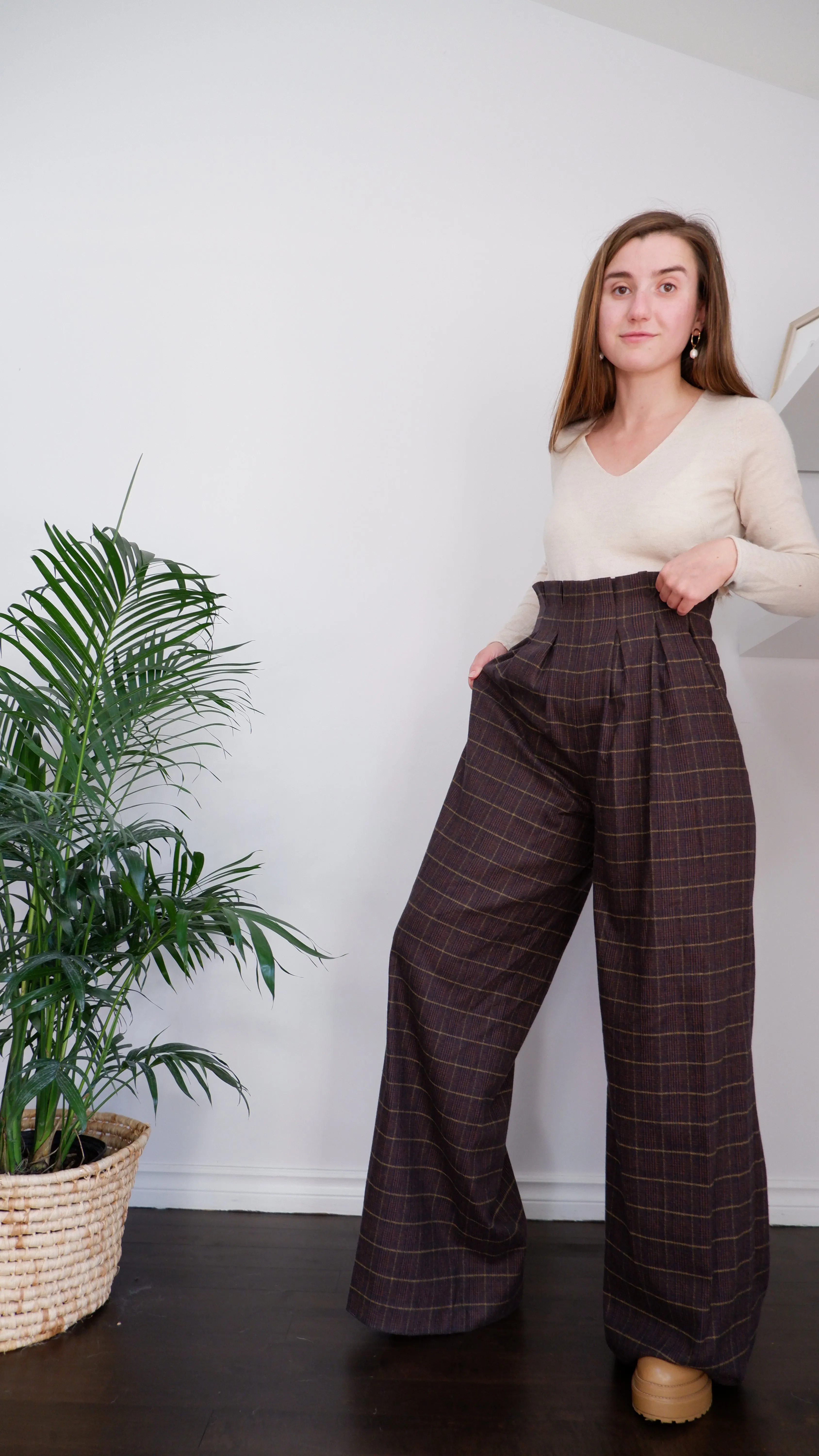 NWT Stella Jean Paperbag Wide Leg Trousers - 6/8