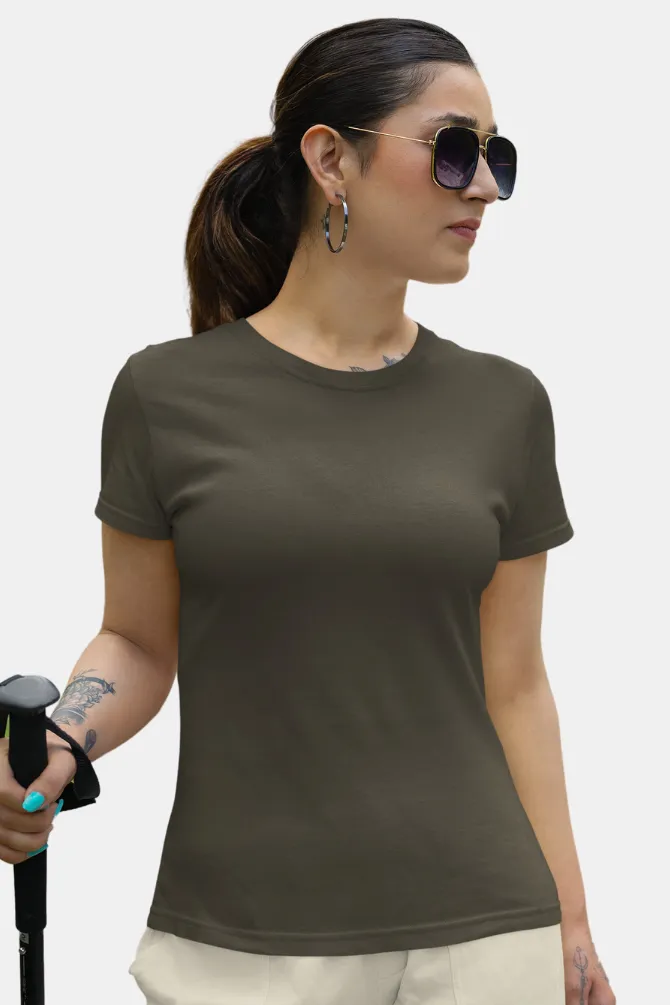 Olive Green T-shirt for women