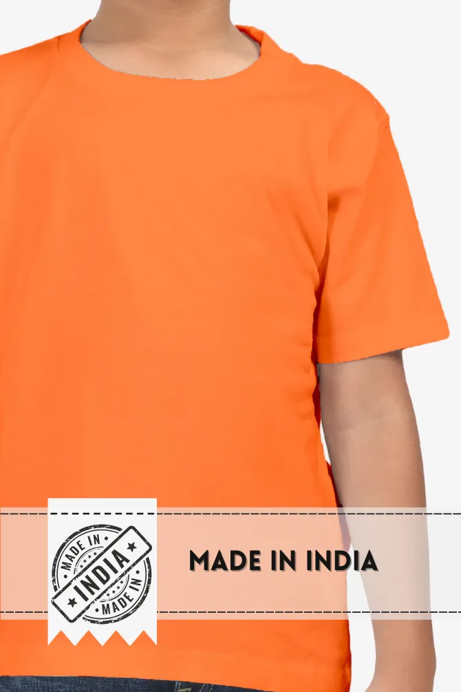 Orange T-shirt for boy