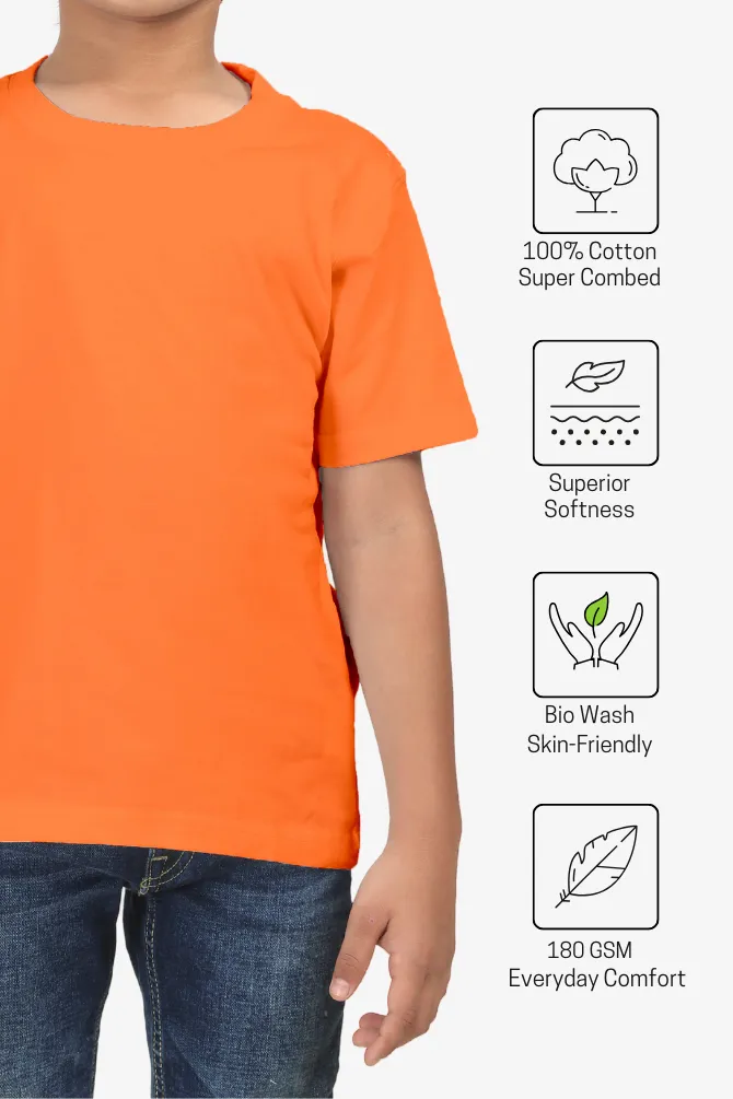 Orange T-shirt for boy