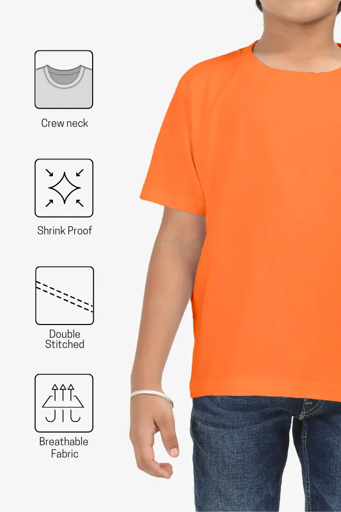 Orange T-shirt for boy