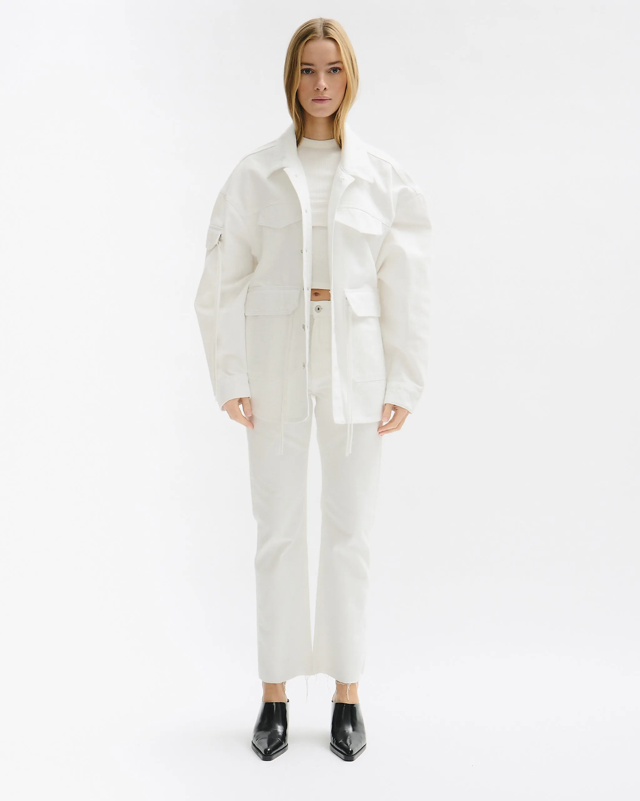 Oversize multi-pocket jacket