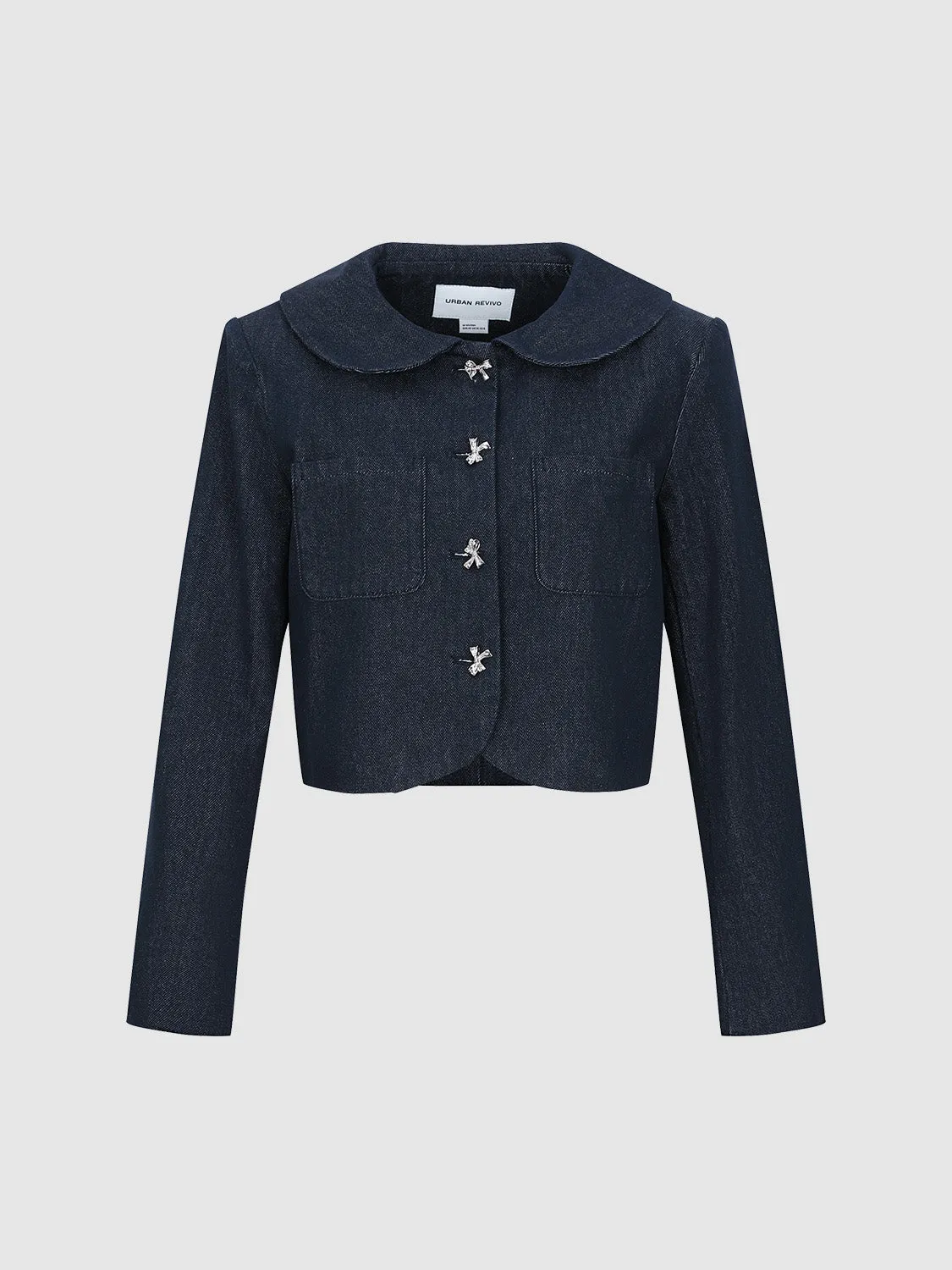 Peter Pan Collar Denim Jackets