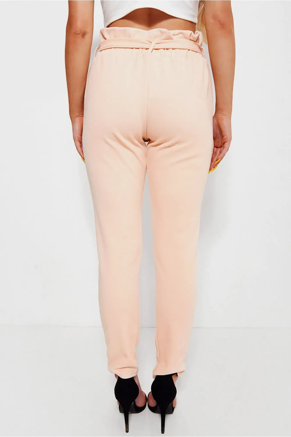 Prini Pink Tie Waist Trousers