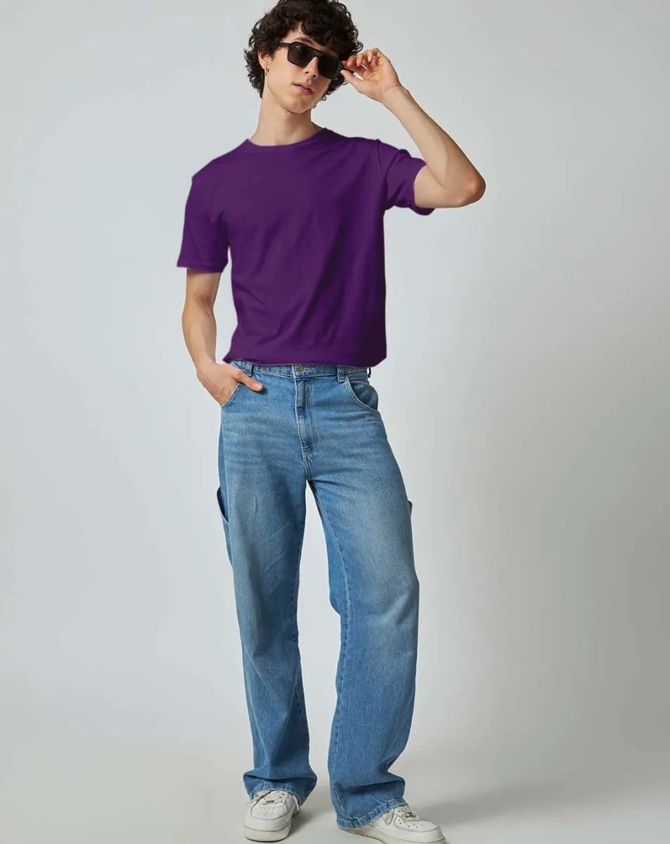 Purple Plain T-shirt