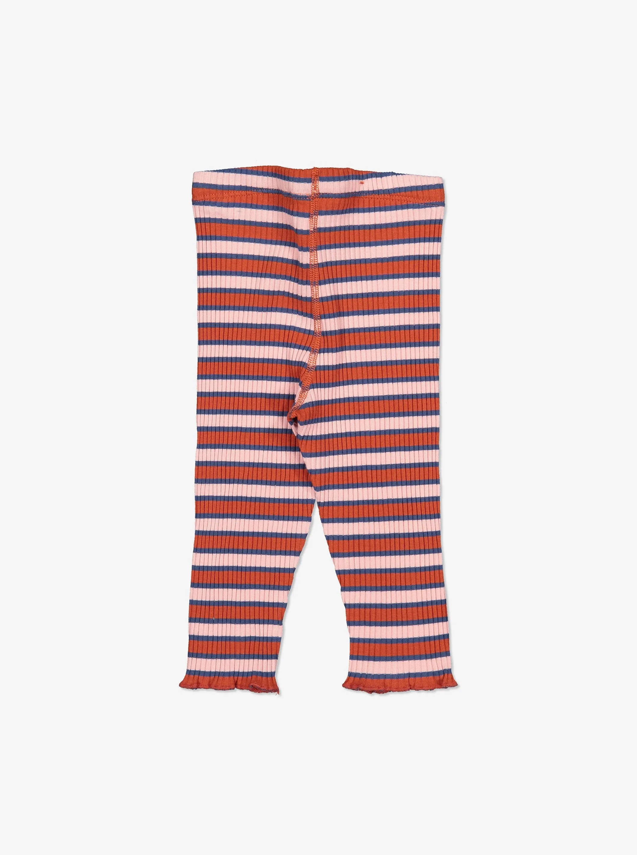 Striped Ribbed Baby Leggings