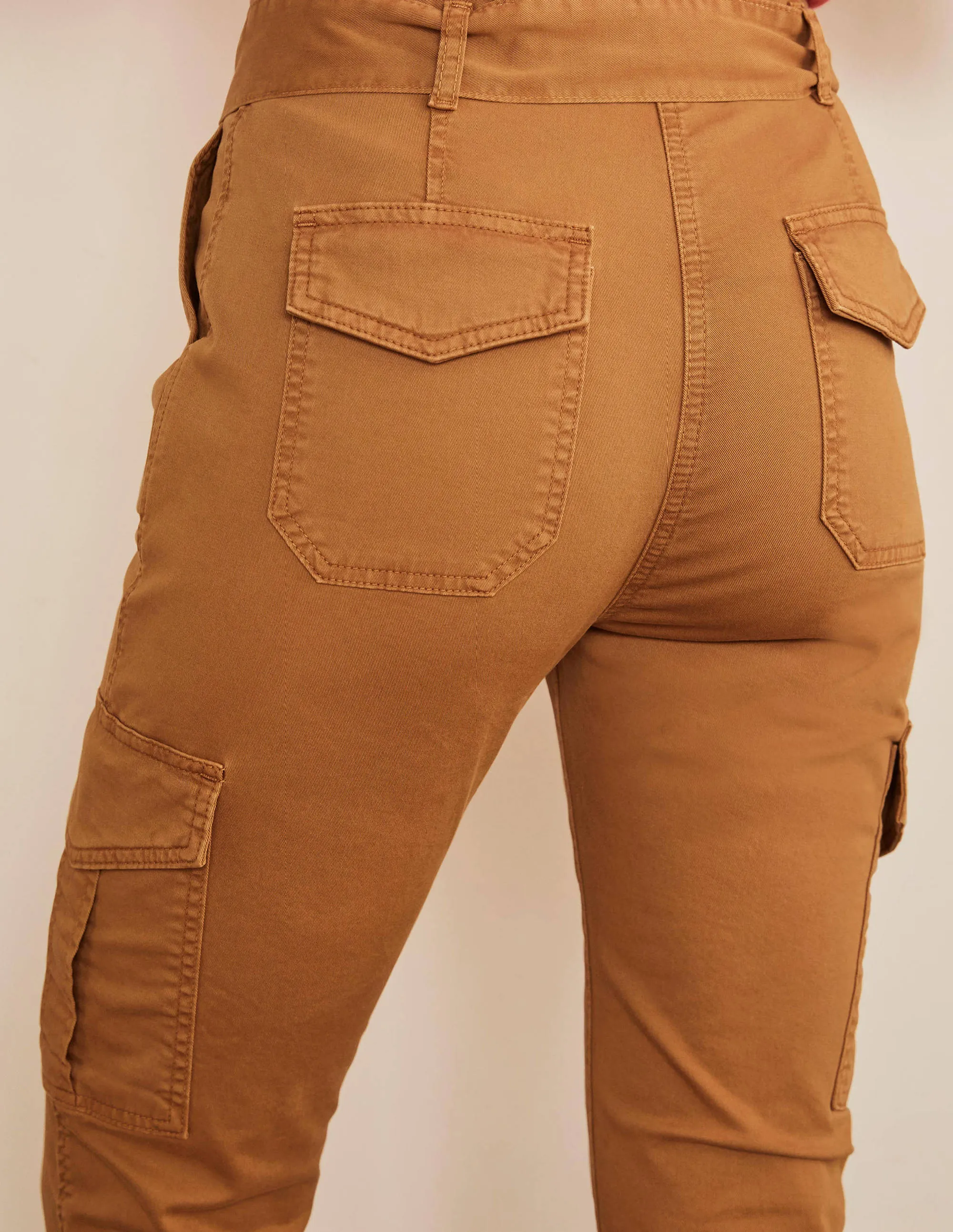 Utility Cargo Trouser-Camel