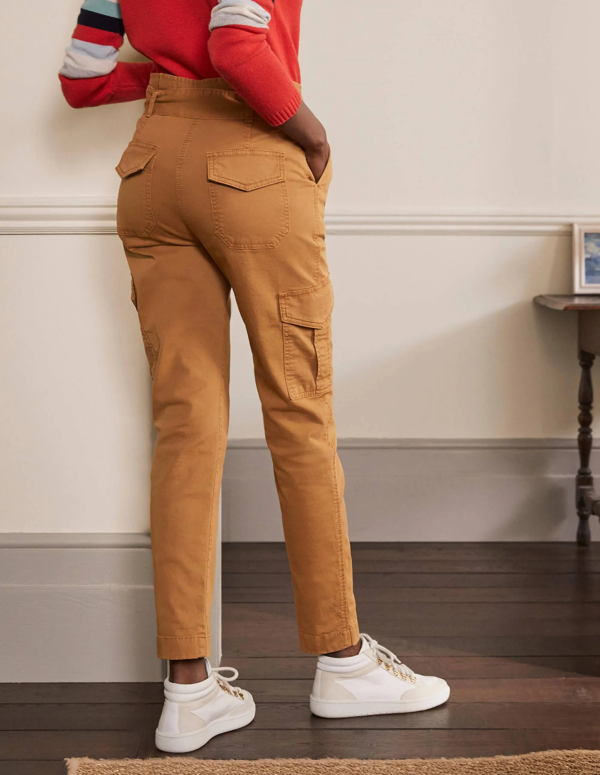 Utility Cargo Trouser-Camel